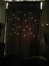 Princess Curtains Cloth Tulle Bedroom Stars Living-Room Korean Double-Pink for Hollow