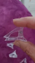 Nuevo 1/2/5 unids/set uñas Clip de construcción rápida UV Builder Gel asistente herramienta manicura bricolaje de plástico extensión pinza