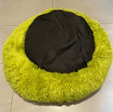 Camas redondas para gatos, casa de felpa suave y larga, La mejor cama de perro para canasta para perros, productos para mascotas, cojín, cama para gato, esterilla para animales, sofá para dormir