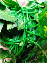 10 Style 1pc Artificial Decoration Vivid Vine Rattan Leaf Vagina Grass Plants Grape Leaves