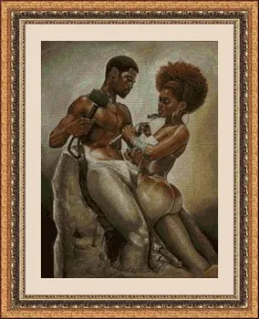 

CROSS STITCH KIT PANDATHREAD AFRICAN CULTURE 30378