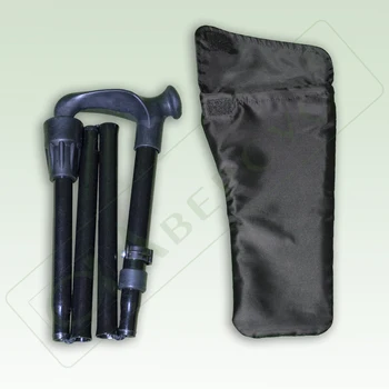 

Арт.22ас. Walking stick base folding height adjustable, with anatomical handle, хомутная height adjustment.