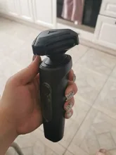 UICINOY maquinilla de afeitar eléctrica de afeitar para hombres IPX7 impermeable lavable desmontable de precisión barba Trimmer pelo hombre afeitadora rotatoria