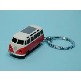 

FLASHLIGHT KEYCHAIN WITH SHAPED LED VOLKSWAGEN CAMPER HIPPIE PLASTIC
