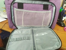 Bolsa de almacenamiento para mujer, bolsa de almacenamiento con soporte para bolsas de almacenamiento para mamá, ganchos de ganchillo, accesorios de costura de hilo, bolsa de tejer