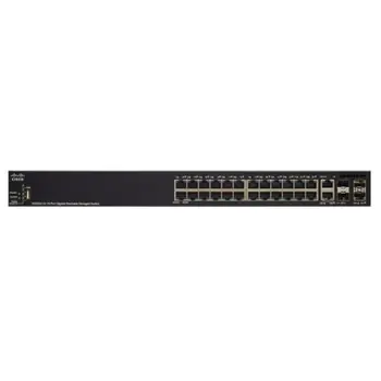 

Cisco managed SG350X-24P L3 Gigabit Ethernet (10/100/1000) black 1U support Power over Ethernet (PoE)