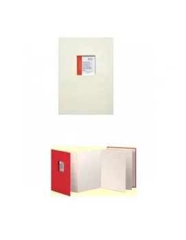 

ALBUM TO DECORATE SHAPED ACCORDION WITH FABRIC COVER IVORY 15X21 CM