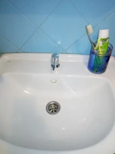 Dispensador de jabón líquido para fregadero, botella de jabón líquido para baño, bomba dispensadora de jabón líquido para lavar las manos, 300ml