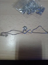 PULSERAS CON ABALORIOS de corazón para mujer, cadena de eslabones hecha a mano, Infinity, regalo de joyería, novedad de 2020