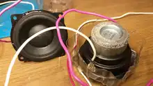 Speaker Bluetooth Long-Stroke 8OHM Neodymium Full-Range GHXAMP 10W Gun Wool Steel 2 60--60mm
