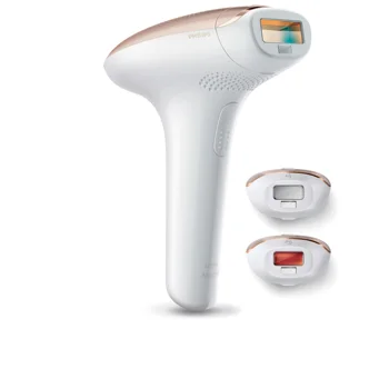 

Philips, Lumea Advanced, SC1999/00, pulsed light depilator, permanent hair removal, skin tone sensor, 3 heads