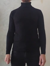 Suéteres de cuello alto para hombre, jerseys de punto de marca Sexy, Color sólido, informal, de otoño, invierno, novedad de 2021