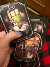 Cartas de Tarot y guía, juego de adivinación del destino, cubierta para fiesta, vacaciones, juegos de mesa