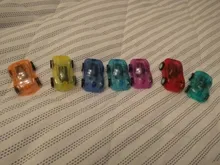 Mini vehículo extraíble de dibujos animados para niños, juguetes de fiesta de cumpleaños para niños, modelo educativo divertido de plástico, juguete para regalo, 1 ud.