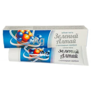

Green Altai toothpaste "green Altai" with colloidal silver