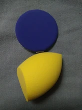 Puff en polvo cosmético para mujer, base de maquillaje esponja, belleza, herramientas y accesorios, forma de mezcla de gotas de agua, 1 ud.