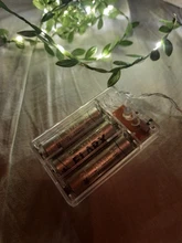 Tiny leaf garland fairy light decor LED Copper Wire string lights for Wedding forest