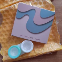 2 uds. De lentes para Cosplay, lentillas multicolores para ojos, maquillaje de Navidad, serie Anime, 1 par