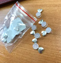 10 Uds. Mágicos con forma de corazón de pendientes, elevadores de pendientes ajustables hipoalergénicos, soporte para el lóbulo de la oreja