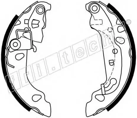 Brake pads drum fri. tech. 1040.150 | Автомобили и мотоциклы