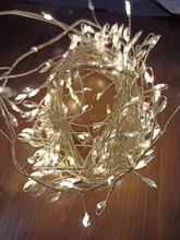 Lights Led-String Battery-Operated Firecracker Fairy Party Copper-Wire Christmas-Window