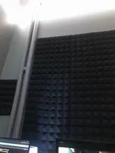 Espuma acústica de estudio insonorizada Panel de tratamiento de absorción de sonido piramidal, esponja protectora de azulejos, 4/8/12/24 Uds., 250x250x50mm, 7 colores