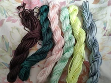 Cuerda de nailon de 1mm y 1,5mm, hilo chino de macramé, para hacer joyas, pulseras y collares