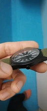 Air Force-reloj con correa de nailon para hombre, cronógrafo deportivo de cuarzo con pantalla de 24H para exteriores