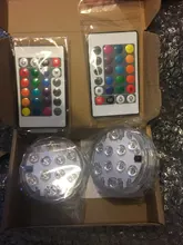 Submersible-Light Vase-Bowl Battery-Operated Underwater-Night-Lamp Led 10leds Garden