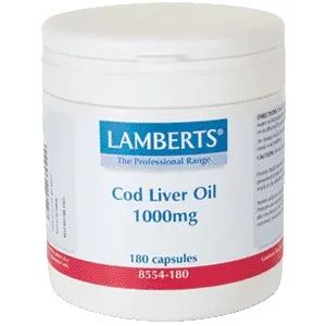 

OIL LIVER COD (COD LIVER OIL) 1000 MG 180 CHAP LAMBERTS