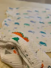 Manta de muselina de 6 capas para bebé, ropa de cama personalizada para recién nacido