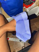 1 par de medias de Yoga para Mujeres de secado rápido antideslizante de silicona gimnasio calcetines de Ballet de Pilates Fitness deporte de algodón suave transpirable elasticidad