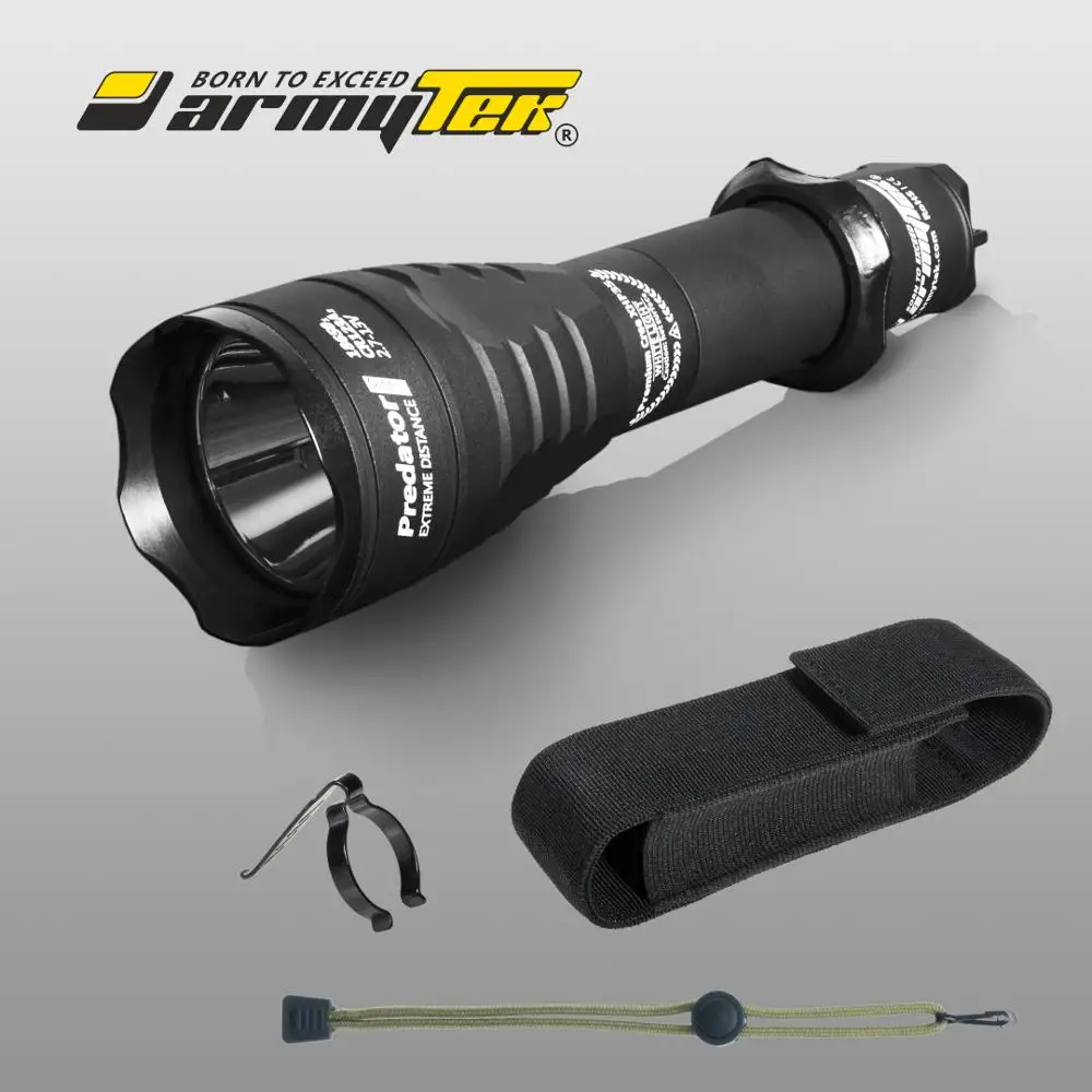 Светодиодный Тактический фонарь Armytek Predator XHP35 HI LED Дальнобойный Подствольный Фонарь