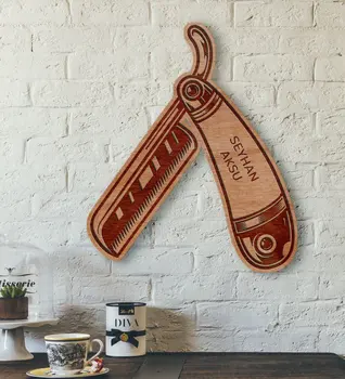 

Personalized Is Razor Figured Wood Door & Wall Object