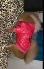 New Arrival Noble Pet Dogs Winter Vest Coat Fur Collar Russia Classic Dogs Clothing Soft