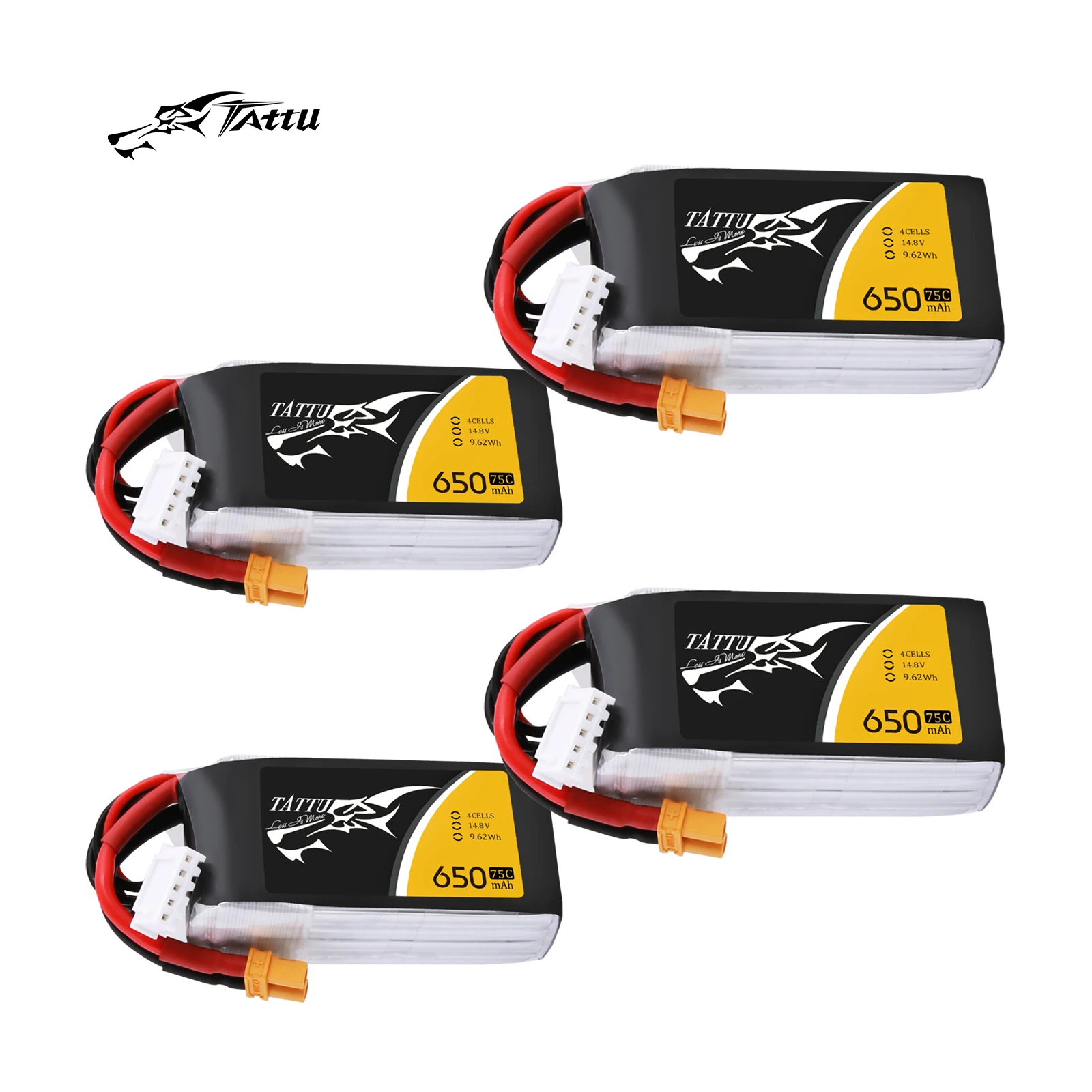 Tattu 14,8 V 650mAh 4S Lipo аккумулятор 75C с XT30Plug RC батареи для  Babyhawk-R FPV рамка Квадрокоптер Дрон вертолет | Игрушки и хобби |  АлиЭкспресс