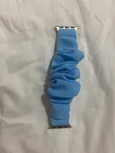 Scrunchie elástico correas de reloj de la venda de reloj para Apple Watch SERIE DE gomillas 6 5 4 3 38mm 40mm 42mm 44mm iwatch Correa pulsera de 6 5 4