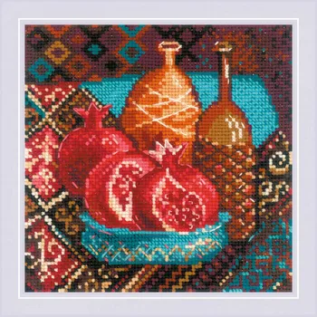 

1858 set for embroidery Riolis 'garnet '20*20 cm