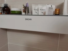 Bathroom Shelf Organizer Shampoo-Rack Towel-Bar Shower Caddy Wall-Mount Kitchen Storage