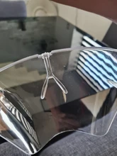 Gafas para nadar transparentes, protección facial duradera, máscara de seguridad, gafas para motocicletas MTB