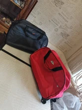 JULYS SONG-bolsas de equipaje de viaje con ruedas para hombre y mujer, maleta con ruedas