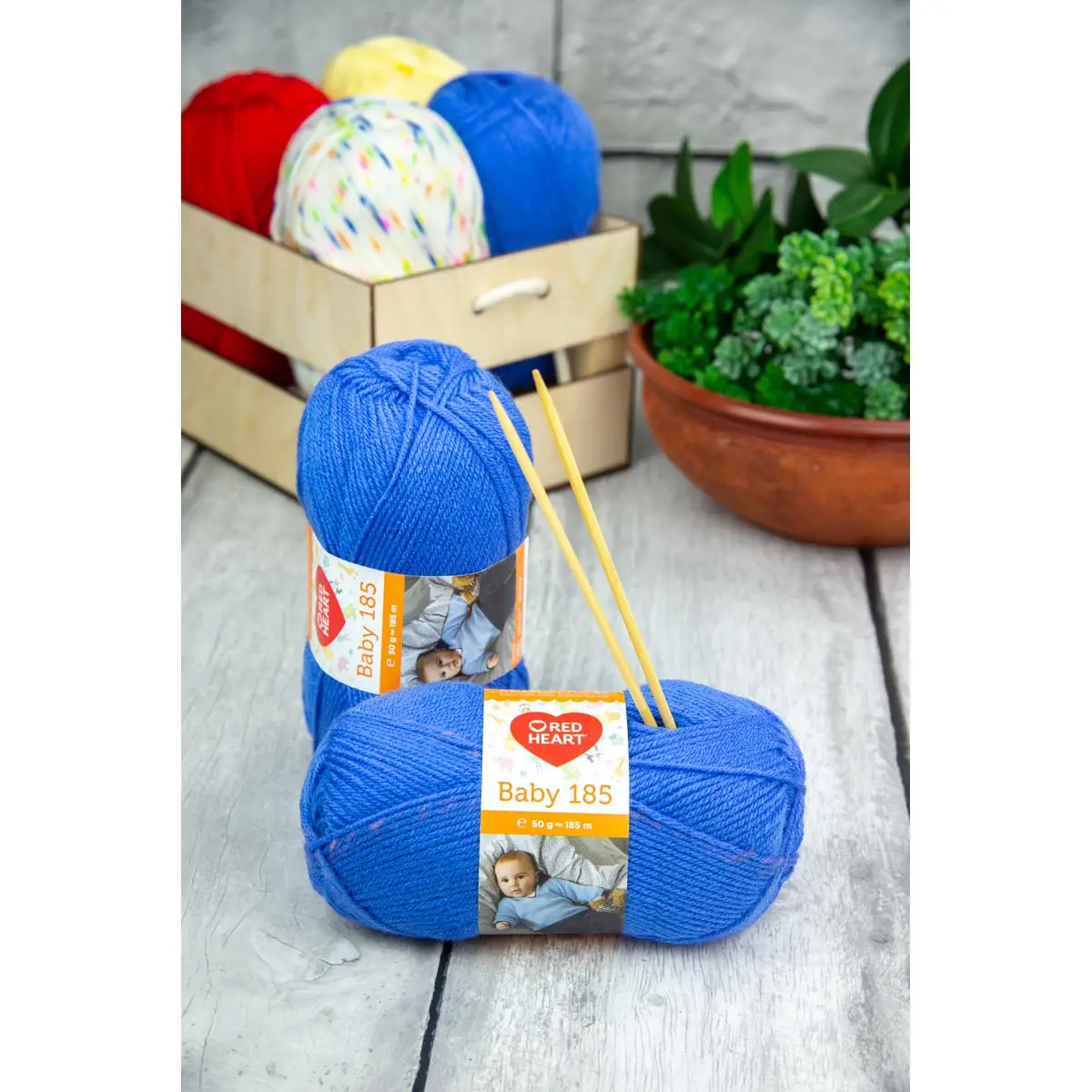 Red Heart Soft Baby Steps Yarn - Baby Blue