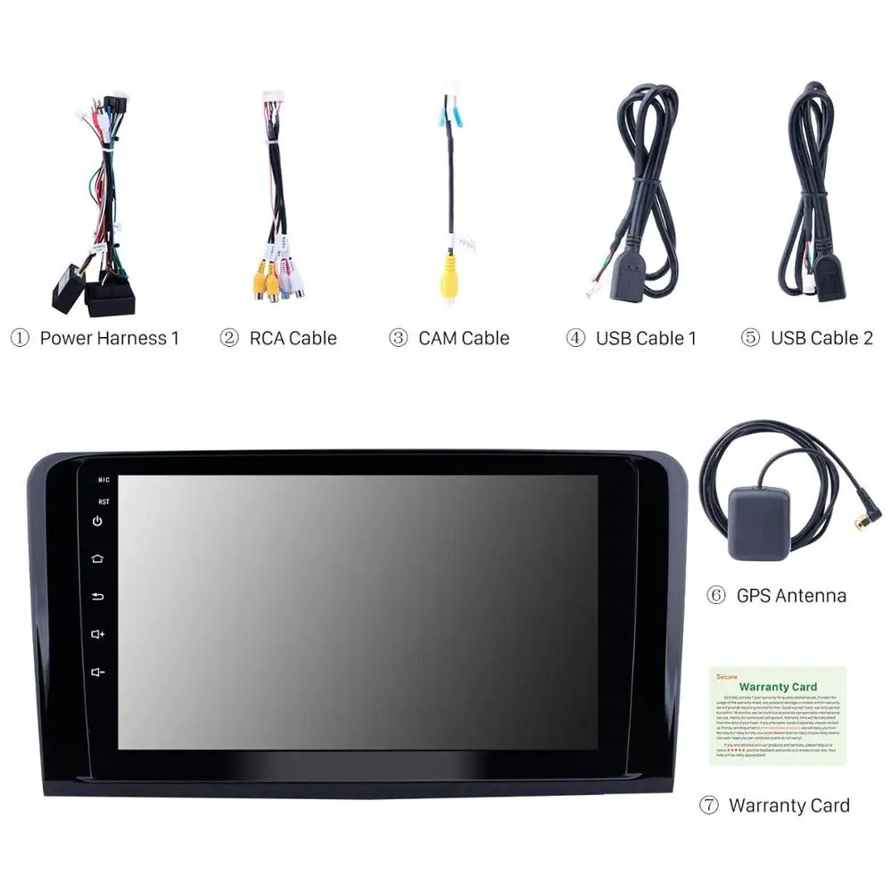 Lionet gps навигации для автомобиля Mercedes Benz ML Class 2005-2012 9 дюймов RB2003X