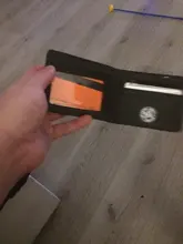 Billetera de dibujos animados wu kong, billetera corta con ranura para tarjetas de crédito, para estudiantes y adolescentes