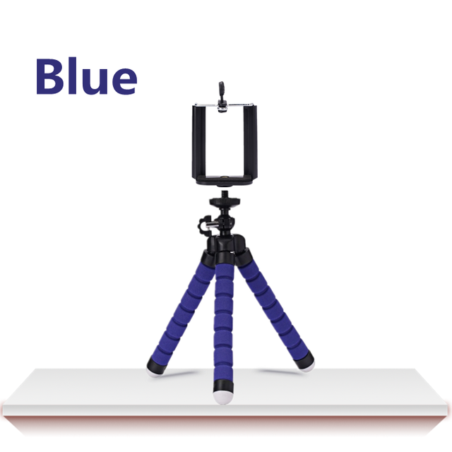Mini Flexible Sponge Octopus Tripod For iPhone Samsung Xiaomi Huawei Mobile Phone Smartphone Tripod for Gopro 9 8 Camera