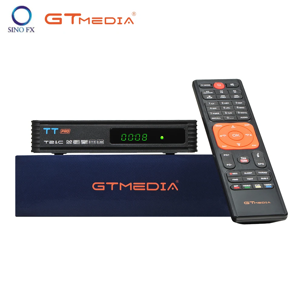 GTMEDIA TT Pro DVB-T2& DVB-C комбо приставка 1080p H.265 MPEG2/4 Поддержка USB PVR готов