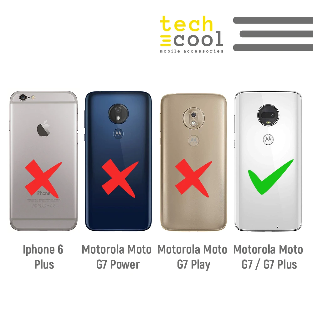 FunnyTech®Чехол-подставка для Motorola Moto Silicone G7/Moto G7 Plus l мотоциклетный Ретро прозрачный