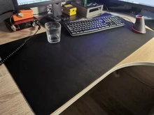 Alfombrilla de ratón grande para Gamer, tapete de escritorio de ante de cuero PU impermeable, alfombra para ratón teclado, Protector de mesa para Juegos de oficina