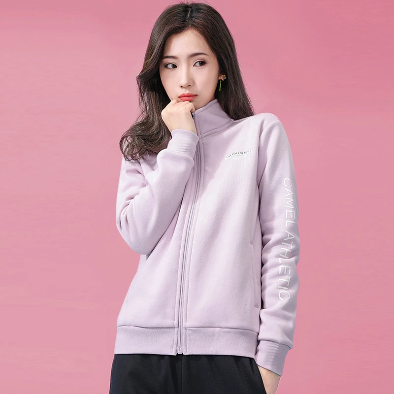 CAMEL-공식 오리지널 오리지널 스포츠 웨어 남녀 공용, 야외 러닝 수트 코트 바지 여성 스포츠 정장