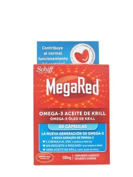 

Megared 60 capsules with fatty acids that contribute to the good functioning of the heart